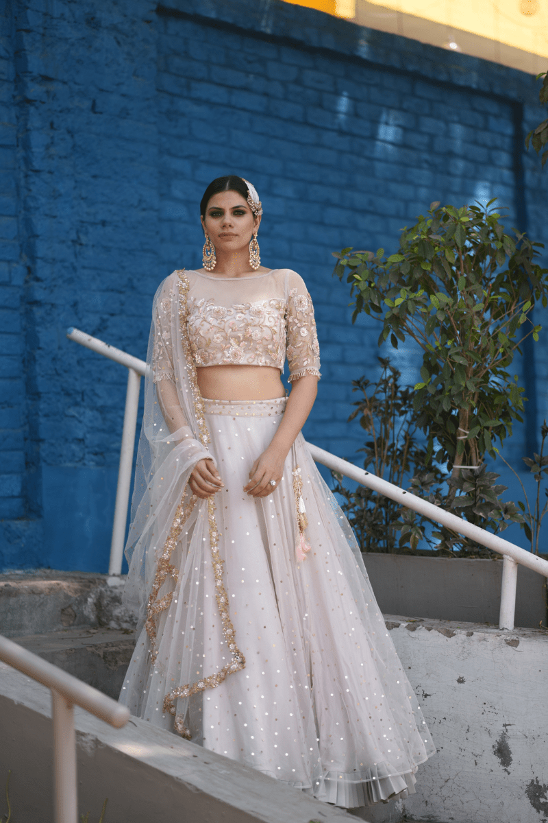 Ivory Lehenga