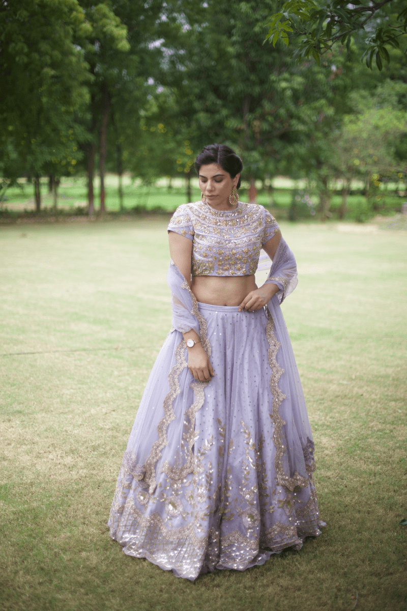 Lilac Lehenga