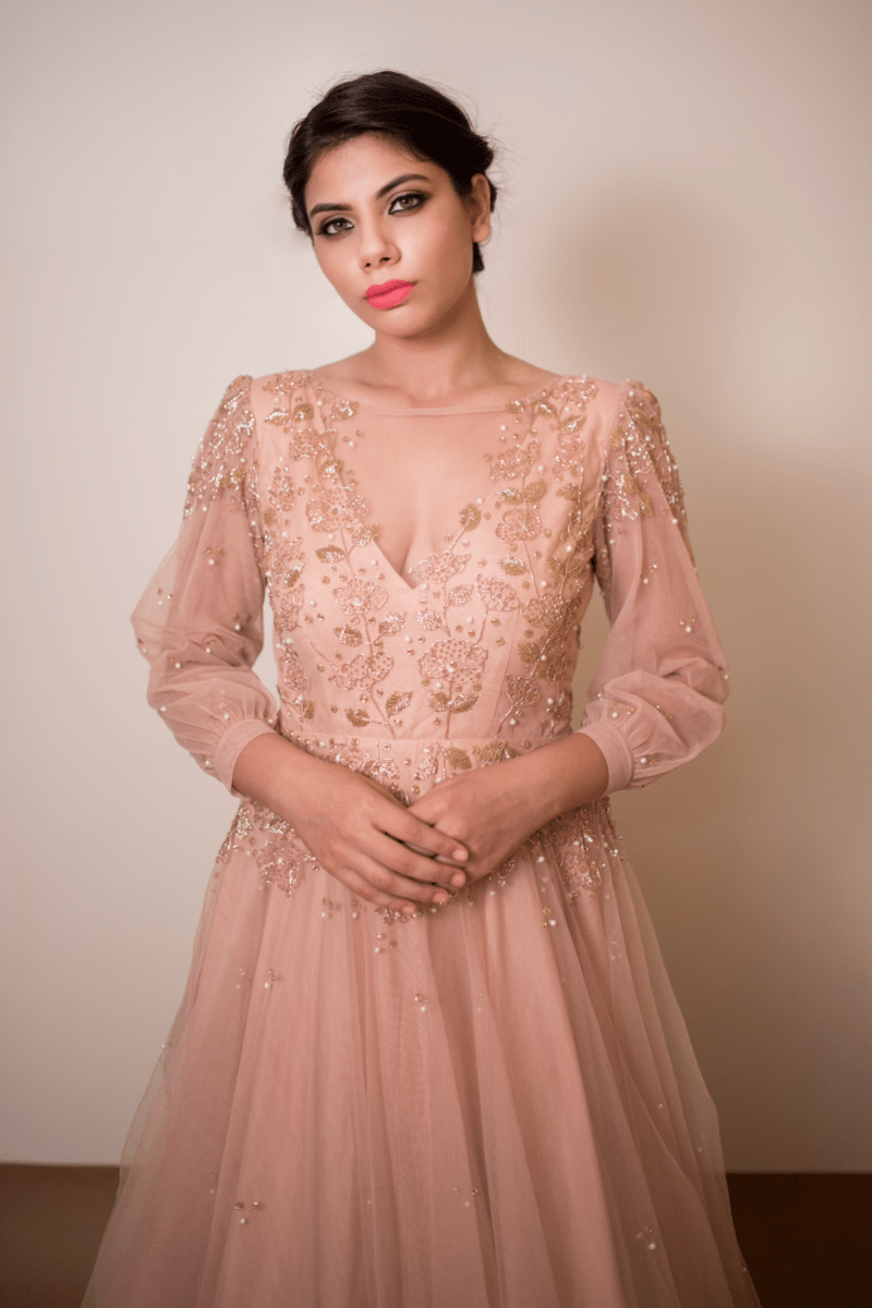 Peach Gown