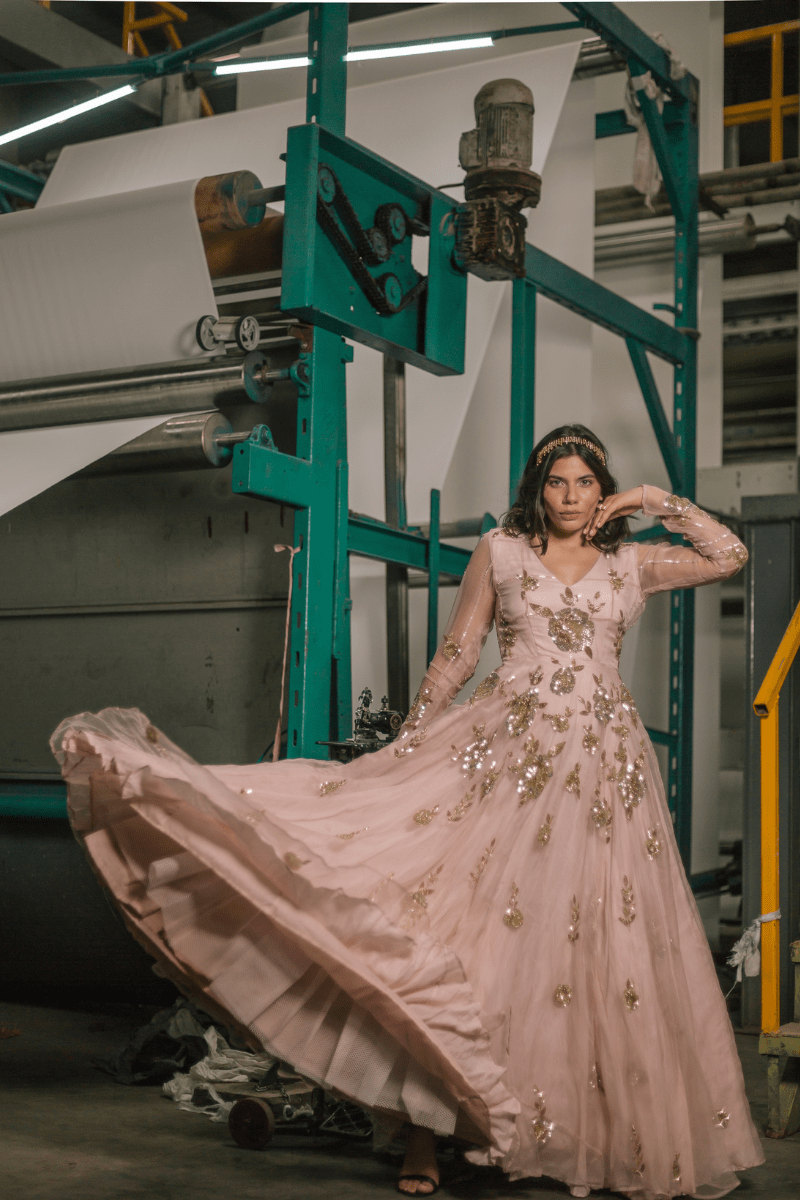 Mauve Gown