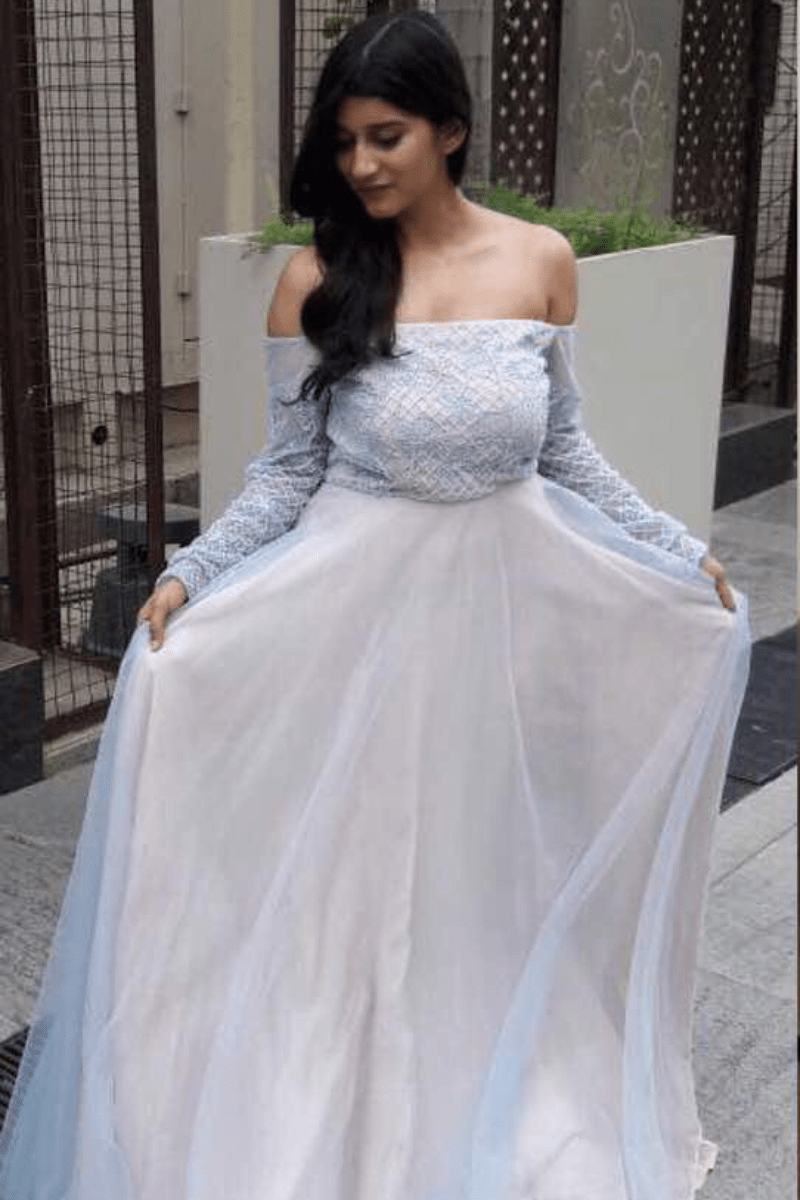 Powder Blue Gown