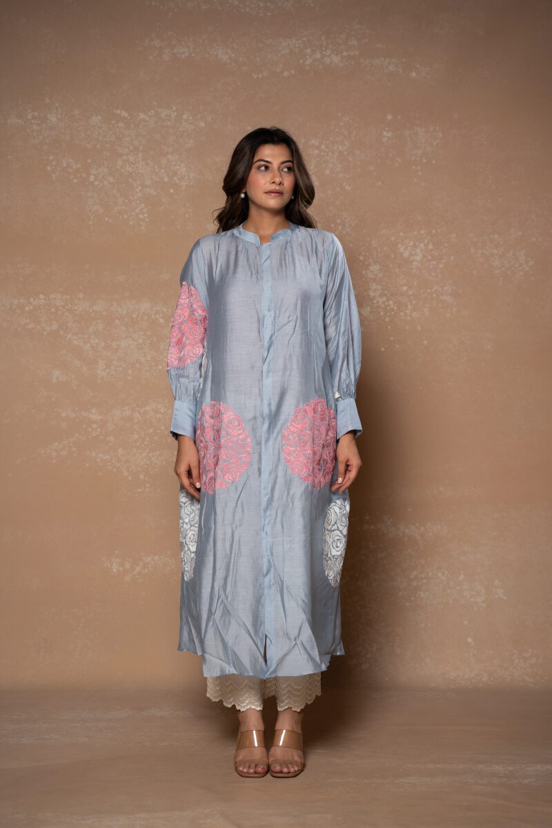 Powder Blue Kurta